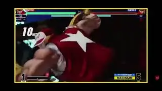 KOF 15 Terry Bogard 100% death combo video