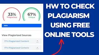 How to check plagiarism using free online tools