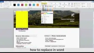 How to replace photo in word (for envato buyers)