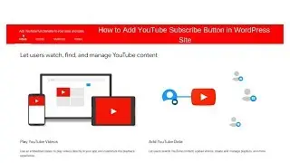 How to Add YouTube Subscribe Button in WordPress