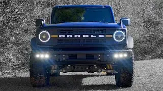 2021-2022 Ford Bronco Triple LED Fog Light Kit for Steel Mod Bumper demo video from ORACLE Lighting