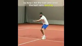 Mini Tennis Drills For Better Reading Of The Ball #tennis #tennisdrills