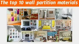 The top 10 wall partition materials | Building Construction |