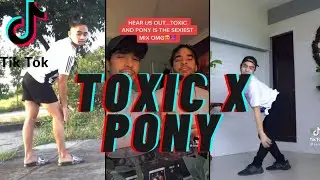 TOXIC X PONY DANCE CHALLENGE || TIKTOK || TUTORIAL(SLOWED)