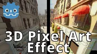 Making a 3D Pixel Art Shader Effect - Using Godot Engine