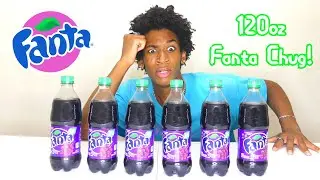 120oz Fanta Grape Soda Chug