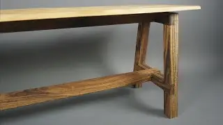 Walnut Wood on Steroids - The Modern Olive Amazakoue Bench