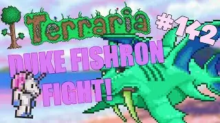 Let's Play Terraria iOS/Android - Defeating the Duke Fishron! - 142