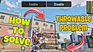 BGMI Throwable Problem How To Solve || Bgmi Nade Problem || Bgmi White Line Problem || Bgmi Settings