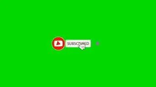Green Screen Subscribe Button #GreenScreen #SubscribeButton