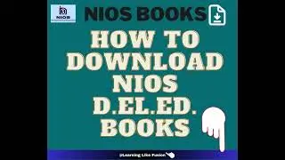 How To Download Nios Books | DSSSB PRT Part B Study Materials