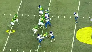 No  2, Effective Combo Block, gets LB From Peacock Sports Video