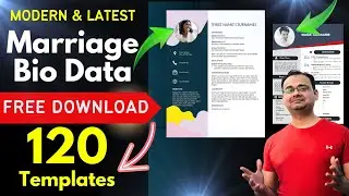 Marriage Biodata (120 Latest Format) in Editable Word Files ✅ FREE Download🔥