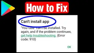 Can't install app | can't install app playstore | how to fix can't install app