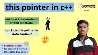 this pointer in c++ | this pointer | this pointer in c++ in hindi | this pointer cpp |this keyword