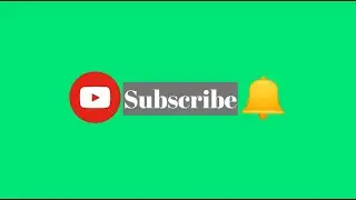 Free YouTube Subscribe Button Animation || Green Background || Free Download || No Copyright