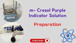 m- Cresol purple indicator solution (0.04% w/v) - Preparation