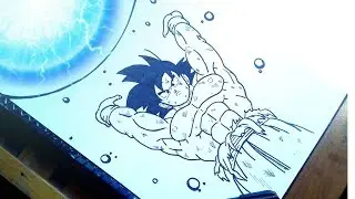 COMO DESENHAR O GOKU || GENKI DAMA || DRAGONBALL SUPER