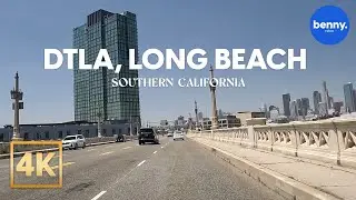 4K SoCal Driving Tours | Downtown LA, Long Beach, Huntington Beach