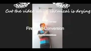 Created fire on hand using Adob after effect
