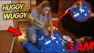 CUTTING OPEN HUGGY WUGGY AT 3AM (YOU WON'T BELIEVE WHAT WAS INSIDE!!)