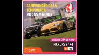 FORZA HORIZON 5. Otoño. Serie 23. Campeonato de la Temporada. ROCAS Y GIROS.