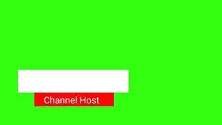 host name of channel  write here l channel ko host karane vale ka name l green screen l 36 GURUJI