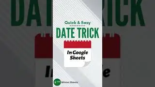 Get Today's Date in Google Sheets with Formulas #shorts #googlesheets #sheets