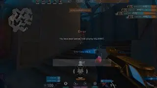You have been banned from playing Valorant