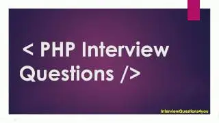 php interview questions | php developer interview questions