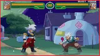 Hyper Dragon Ball Z | Father & son training Goku vs Gohan