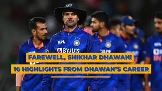 #ShikharDhawanRetirement | Dhawan's 10 greatest achievements
