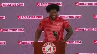 Alabama Football Spring Practice Press Conference: Tyler Booker