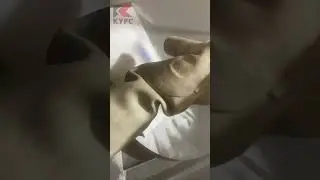 ▶Пока Андрея нет, пескоструит Стас