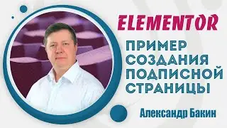 Как создать подписную страницу. Пример создания простой подписной страницы на WordPress + Elementor