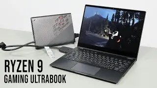 AMD Ryzen 9 5000 gaming ultrabook - Asus ROG Flow X13 + XG Mobile eGPU