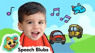 The Train Song + Car Song, Tractor Song | Learn First Words | Nursery Rhymes | Speech Blubs