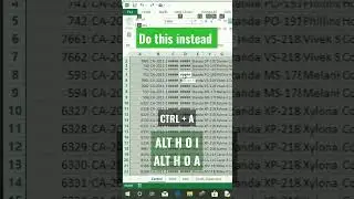 How to Automatically Fit and Align Cells on Texts in Excel | Excel Tricks 
