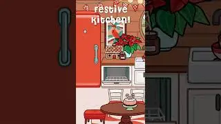 FESTIVE COZY CHRISTMAS KITCHEN IDEA!! | Toca Life World AESTHETIC HOUSE TOUR 🎄⚡️