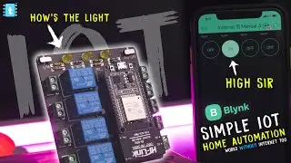 Internet & Manual with Feedback | Home Automation with Blynk |  Realtime Feedback | ESP32 projects