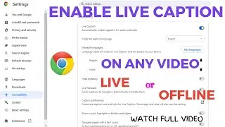 How to Enable & Use Live Caption in Google Chrome | How to Turn Off Live Caption on Google Chrome