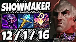 DK ShowMaker Swain vs Zed [ MID ] Patch 12.23 Korea Master ✅