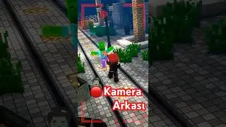 🔴 MINEGREEN VS ZOMBİ ÇETESİ [KAMERA ARKASI] - Minecraft #shorts