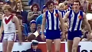 1977 Round 22 VFL Nth Melb v Sth Melb at Arden St.