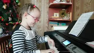 Осенняя песенка. Учусь играть на фортепиано