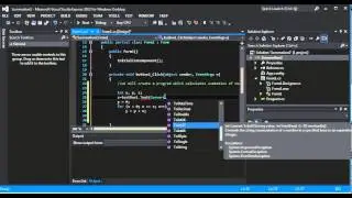 C Sharp Tutorial. windows forms application