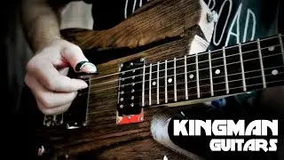 Listen to the Sound of Custom Raw Wood Telecaster in Blues Rock Licks - KINGMAN Guitars - Peter Luha