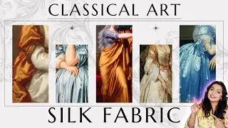 🤩How To Paint Clothing In Digital Art – Paint Silk Like Neoclassical Masters! 👗 Digital Oil Painting