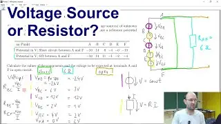 You have a circuit with 5 unknown components - what is a voltage source and what is a resistor?