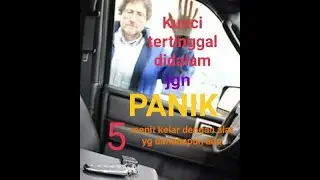 Cara sederhana dan mudah membuka pintu mobil yang terkunci dengan alat sederhana dan mudah didapat.